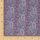 Voile Algodão Supima Caxemira Roxo - Ribes y Casals