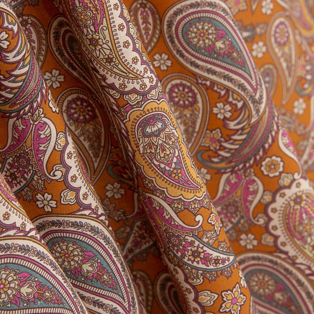 Voile Algodão Supima Caxemira Taupe - Ribes y Casals