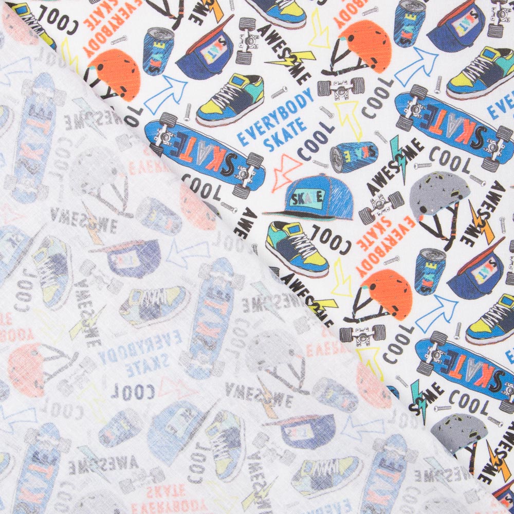 Algodão Skate Branca - Ribes y Casals