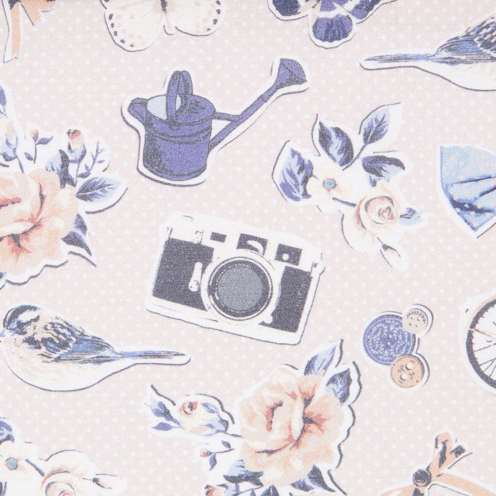 Algodón Stickers Beige - Ribes y Casals