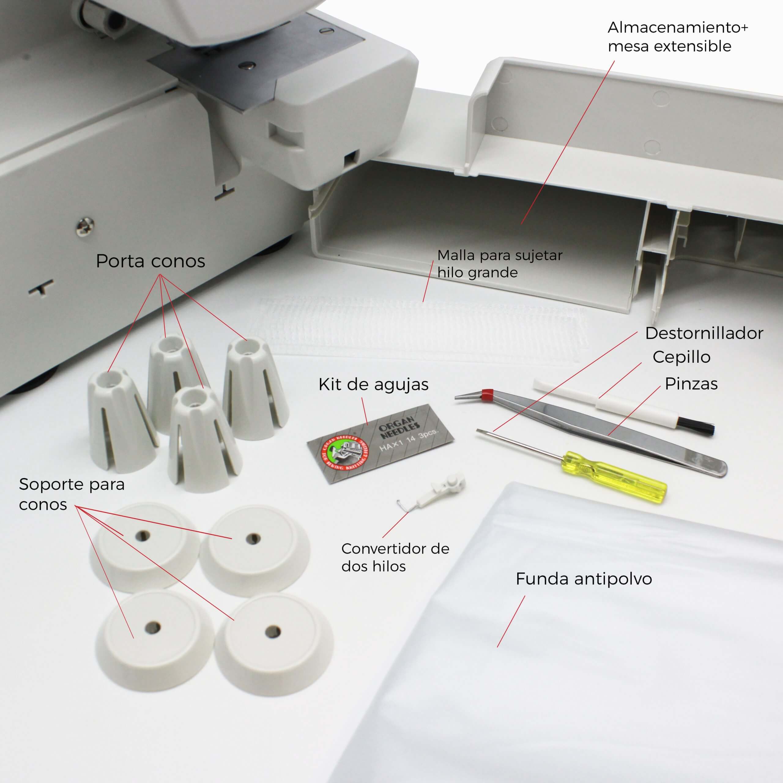 Máquina de overlock Alfa Precise Essence - Ribes y Casals