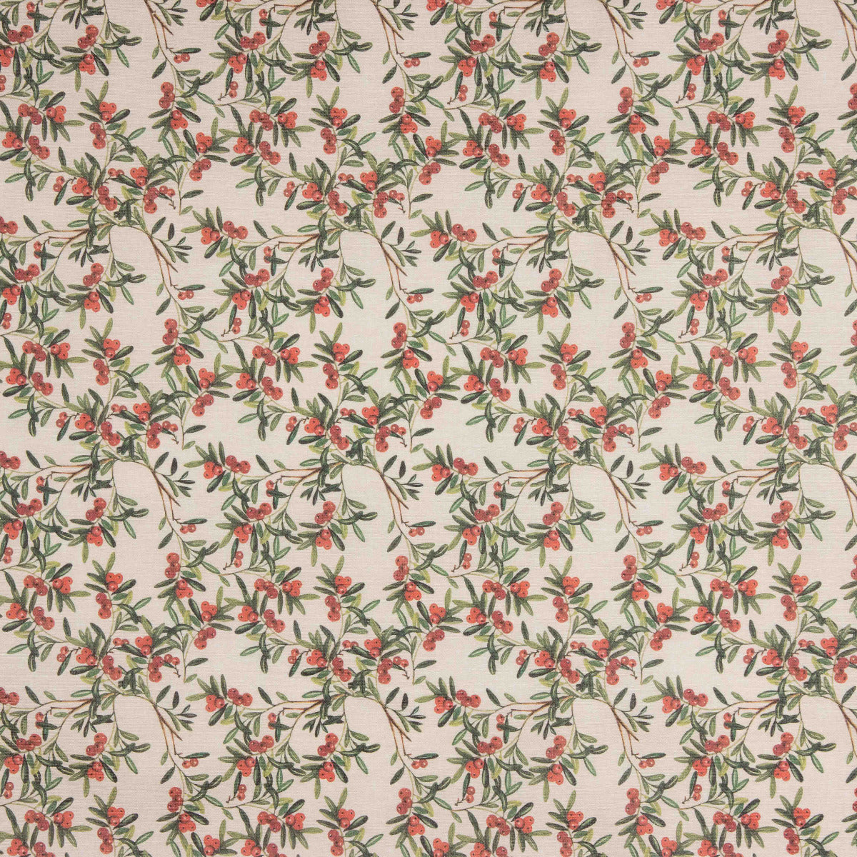 Mantel Resinado Antimanchas Navidad Guirnaldas Rojo - Ribes y Casals