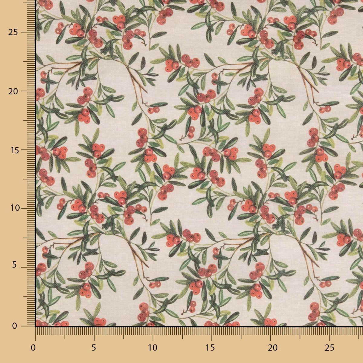 Mantel Resinado Antimanchas Navidad Guirnaldas Rojo - Ribes y Casals