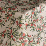 Mantel Resinado Antimanchas Navidad Guirnaldas Rojo - Ribes y Casals