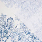 Toalha de Mesa Resinada Anti-Manchas Toile de Jouy Azul - Ribes y Casals