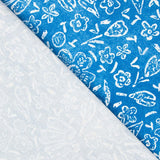 Tela Exterior Floral Eléctrico - Ribes y Casals