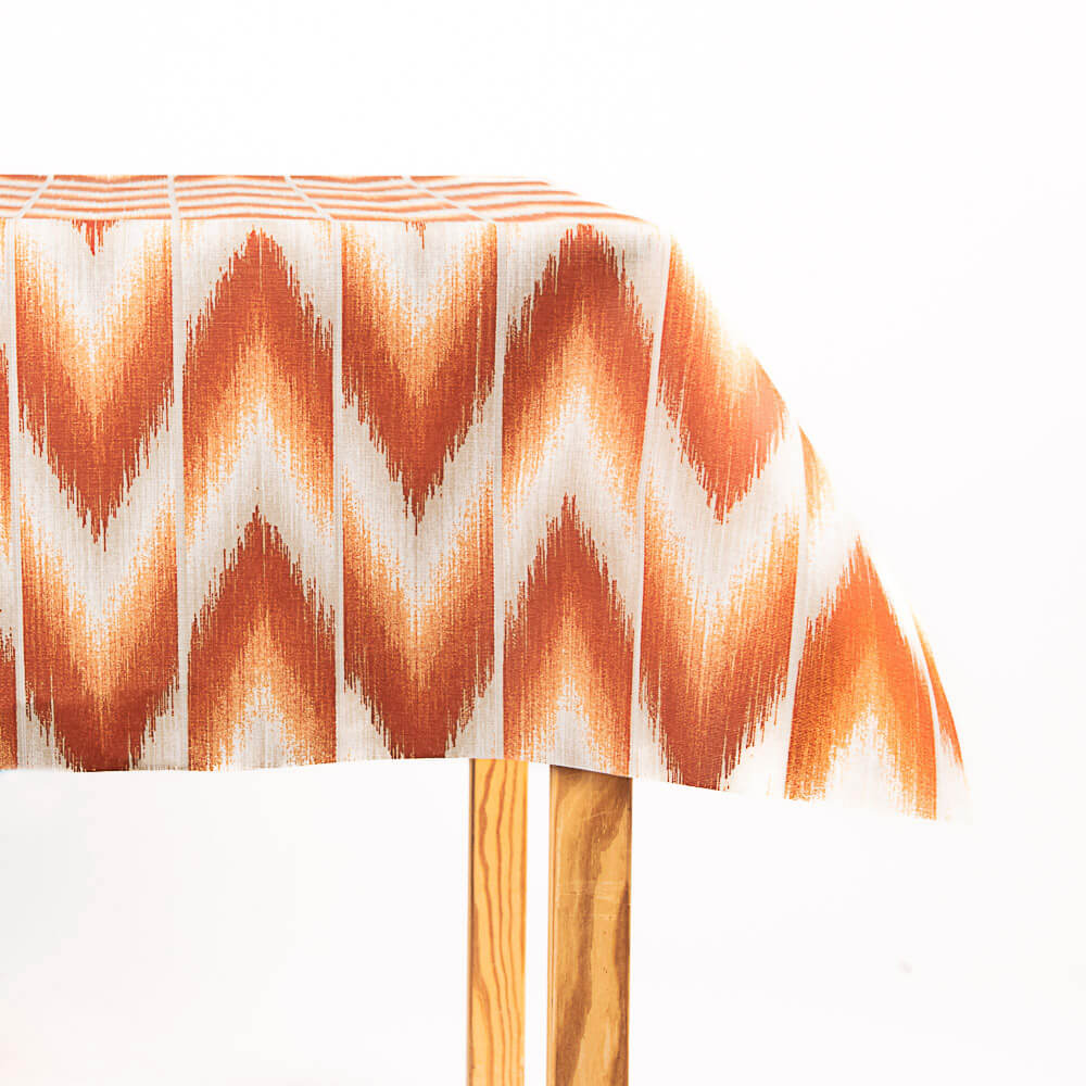 Toalha de Mesa Resinada Anti-Nódoas Binibeca Laranja - Ribes y Casals