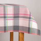 Mantel Resinado Antimanchas Cuadros Rosa - Ribes y Casals