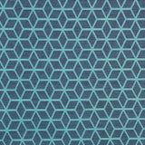 Mantel Antimanchas Geométrico Azul Canard - Ribes y Casals