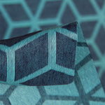 Mantel Antimanchas Geométrico Azul Canard - Ribes y Casals