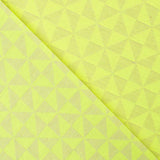 Mantel Antimanchas Geométrico Amarillo Fluor - Ribes y Casals
