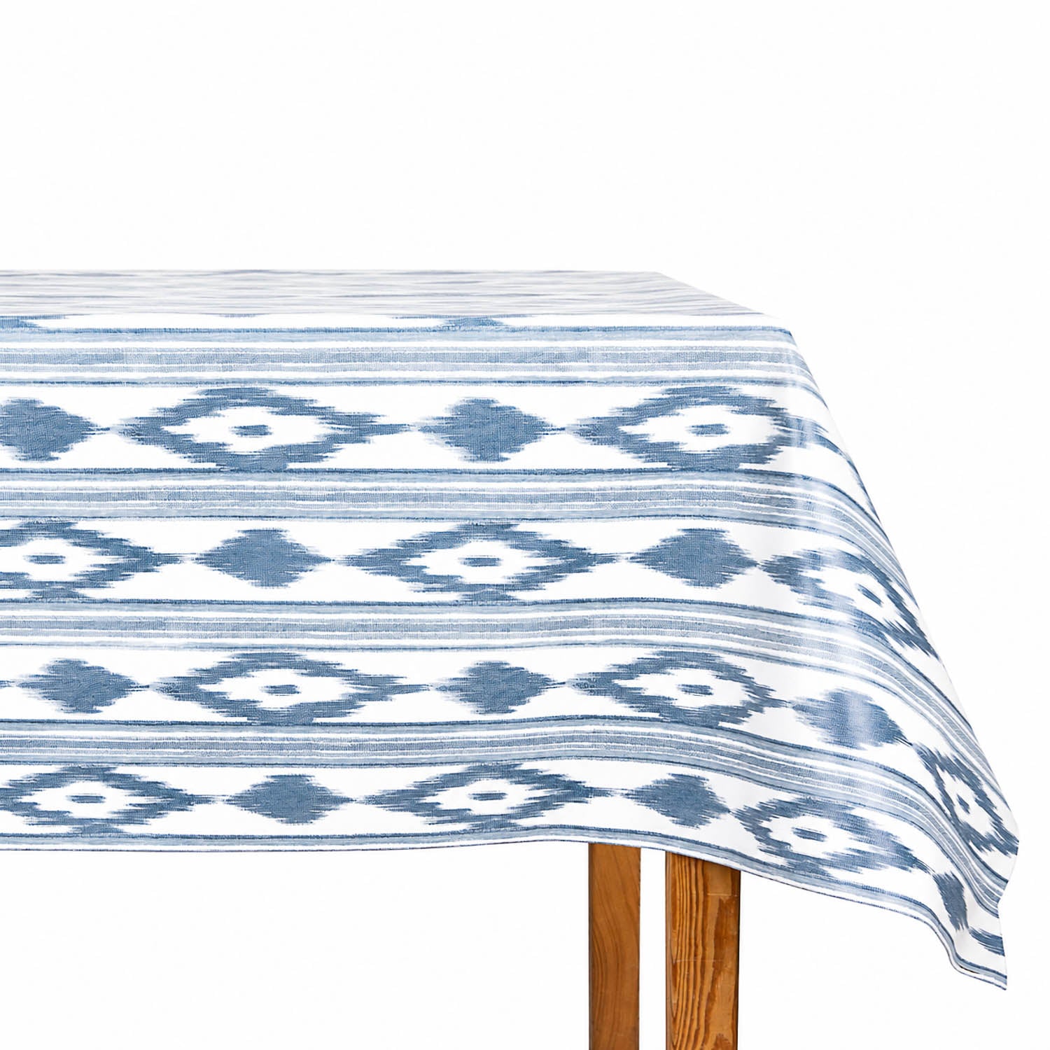 Lona estampada Ikat azul - Ribes y Casals