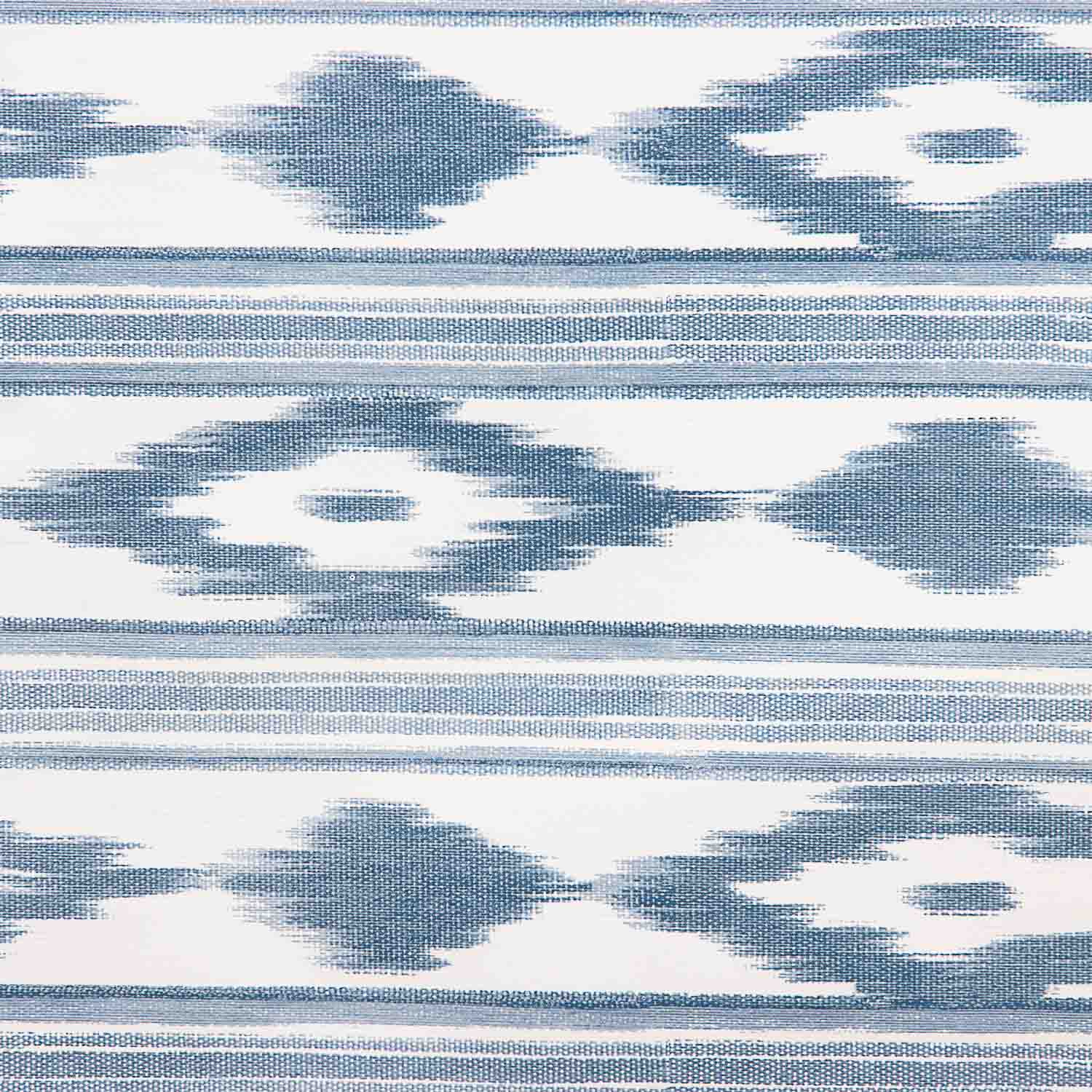 Lona estampada Ikat azul - Ribes y Casals