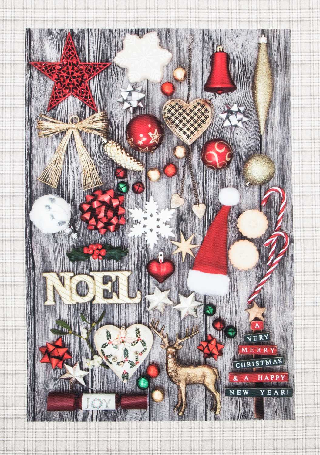 Arandela Almofada Estofamento Merry Christmas - Ribes y Casals