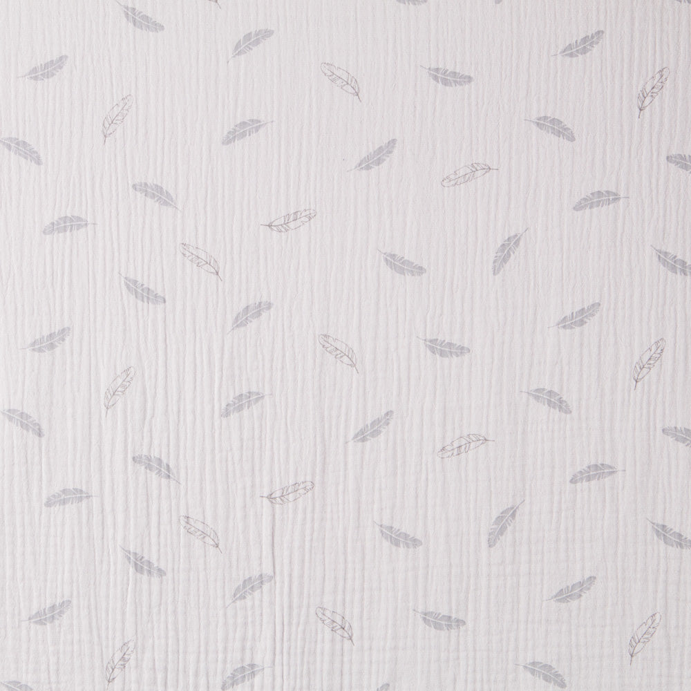 Bambula Algodão Penas Cinza - Ribes y Casals