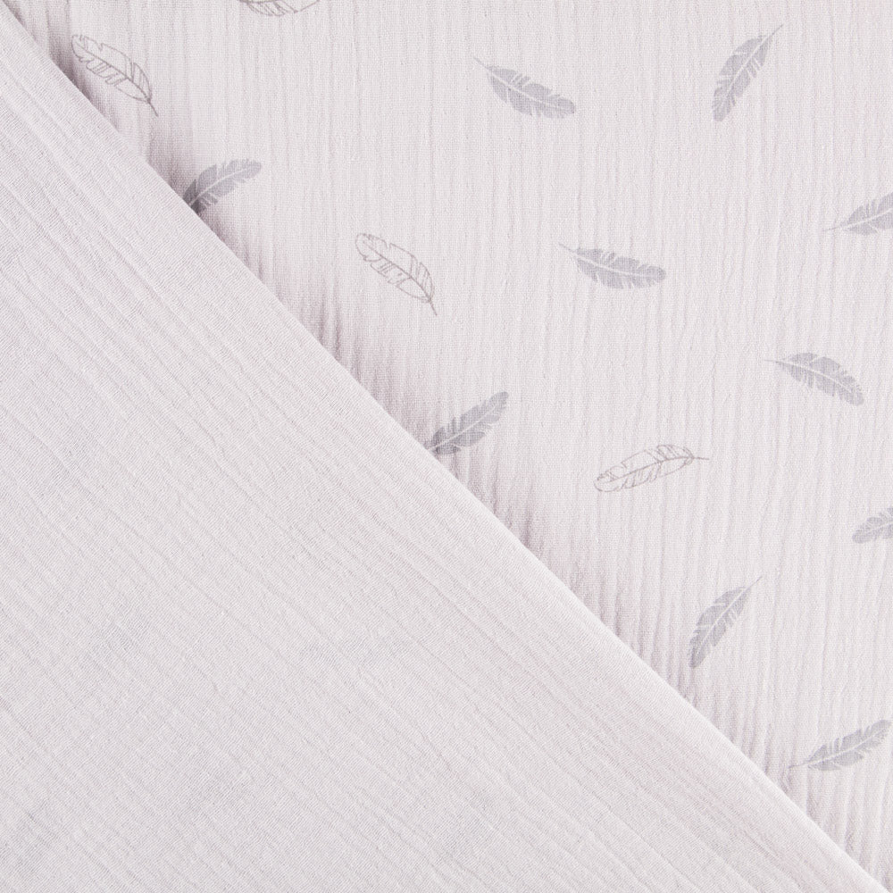 Bambula Algodão Penas Cinza - Ribes y Casals