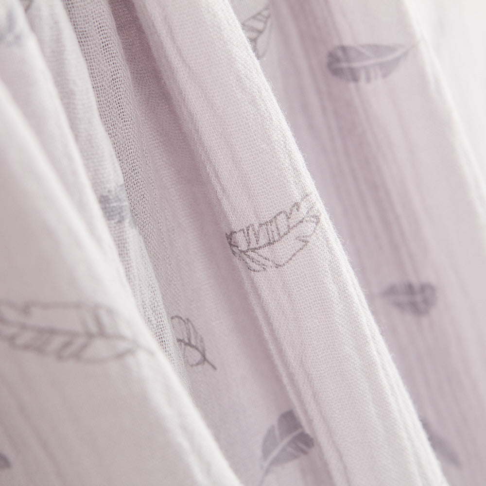 Bambula Algodão Penas Cinza - Ribes y Casals