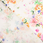 Bambula Algodão Jardim Branco - Ribes y Casals