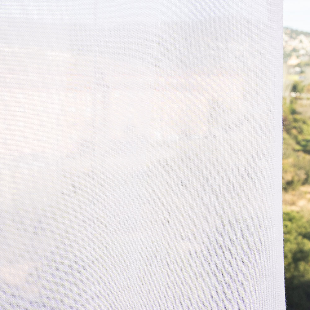 Cortina Lisa Branco Natural - Ribes y Casals