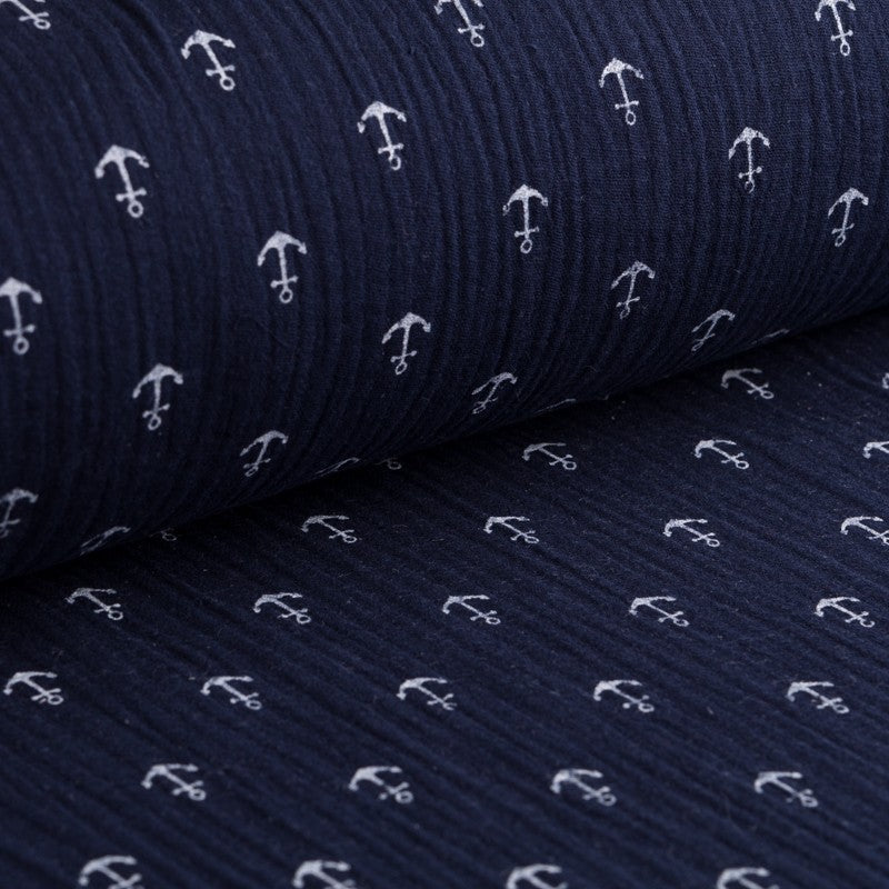 Bambula Algodão Âncora Marinho - Ribes y Casals