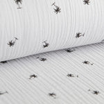 Bambula Algodão Palmeiras Cinza - Ribes y Casals