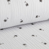 Bambula Algodão Palmeiras Cinza - Ribes y Casals