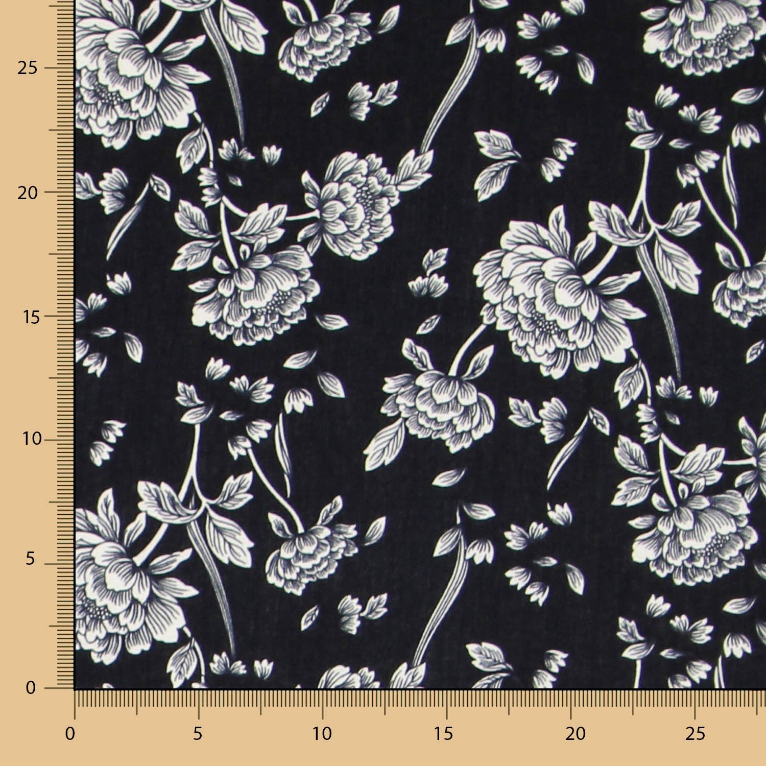 Bambula Rosas Azul Escuro - Ribes y Casals