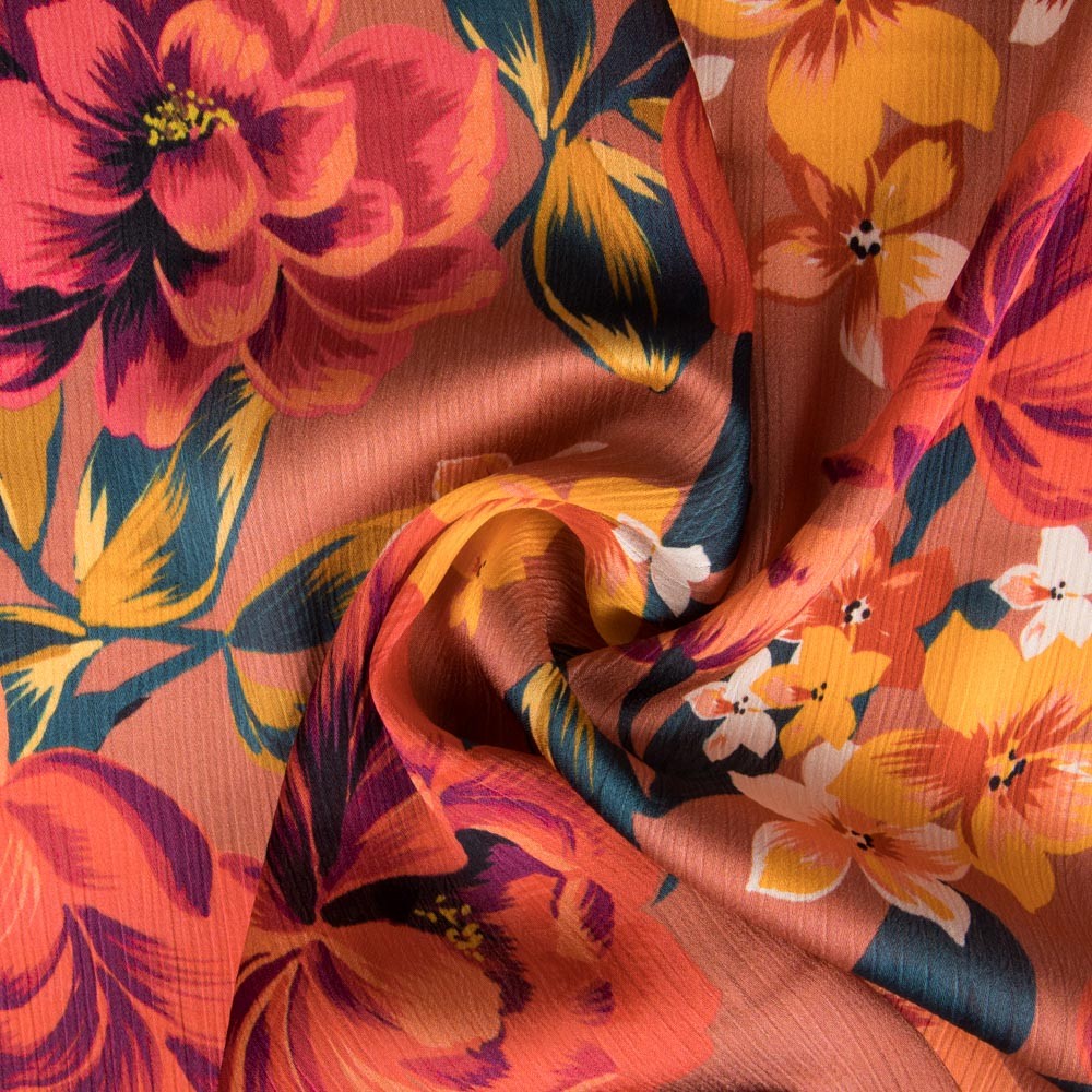 Bambula Cetim Tropical Preto - Ribes y Casals