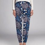 Bambula Cetim Floral Azul - Ribes y Casals