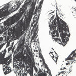 Bambula Cetim Floral Preto - Ribes y Casals