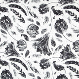 Bambula Cetim Floral Preto - Ribes y Casals