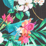 Bambula Cetim Tropical Preto - Ribes y Casals