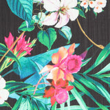 Bambula Cetim Tropical Preto - Ribes y Casals