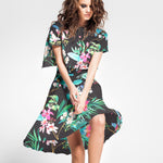 Bambula Cetim Tropical Preto - Ribes y Casals