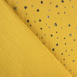 Musselina Algodão Manchado Lurex Albero - Ribes y Casals