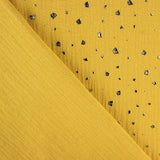 Musselina Algodão Manchado Lurex Albero - Ribes y Casals