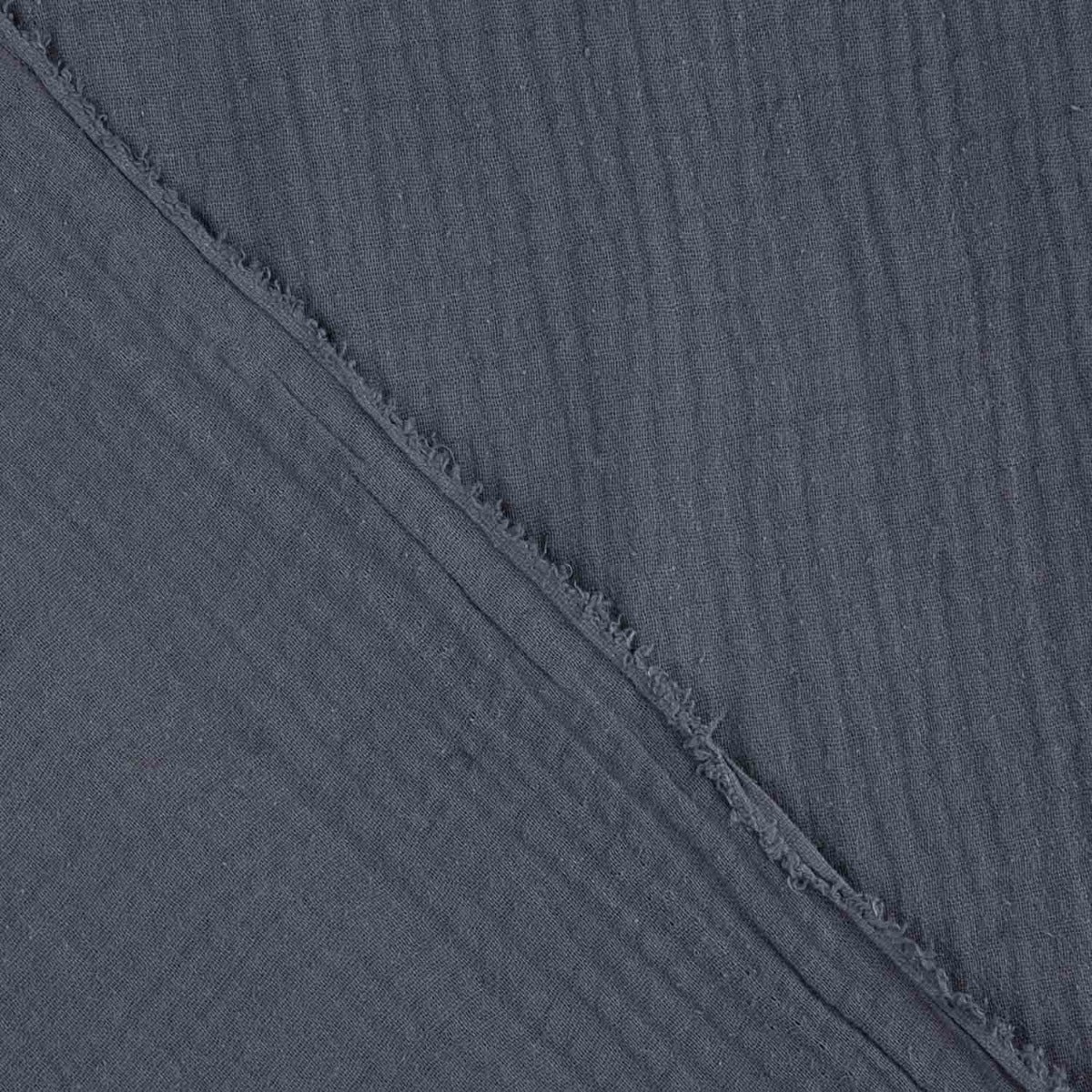 Retal Bambula Algodón 145 cm Denim Oscuro 120x145 cms - Ribes y Casals