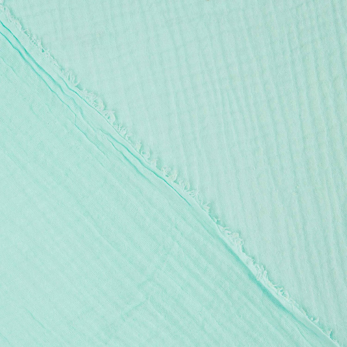 Retal Bambula Algodón 145 cm Turquesa Claro 90x145 cms - Ribes y Casals