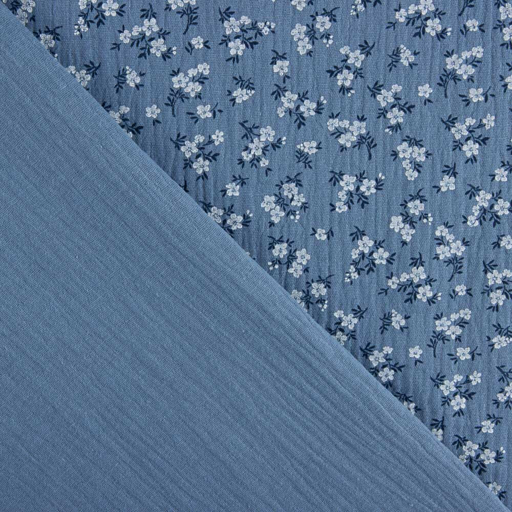 Bambula Algodão Bouquet Marinho - Ribes y Casals