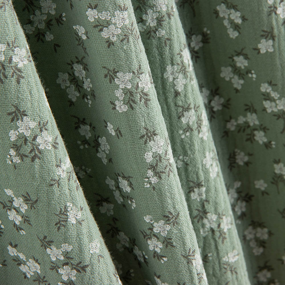 Bambula Algodão Bouquet Verde - Ribes y Casals