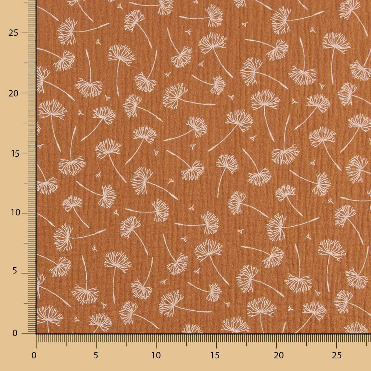 Bambula Algodão Dente De Leão Carmesim - Ribes y Casals