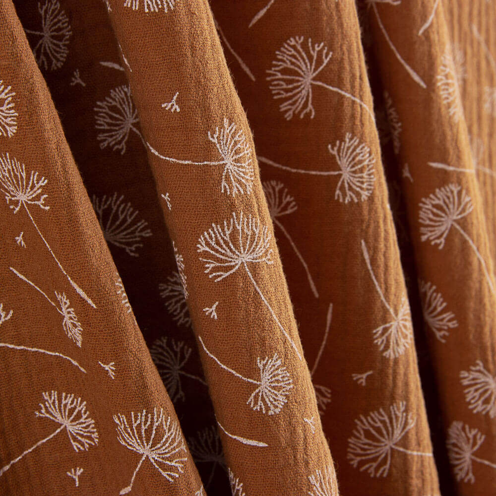 Bambula Algodão Dente De Leão Carmesim - Ribes y Casals