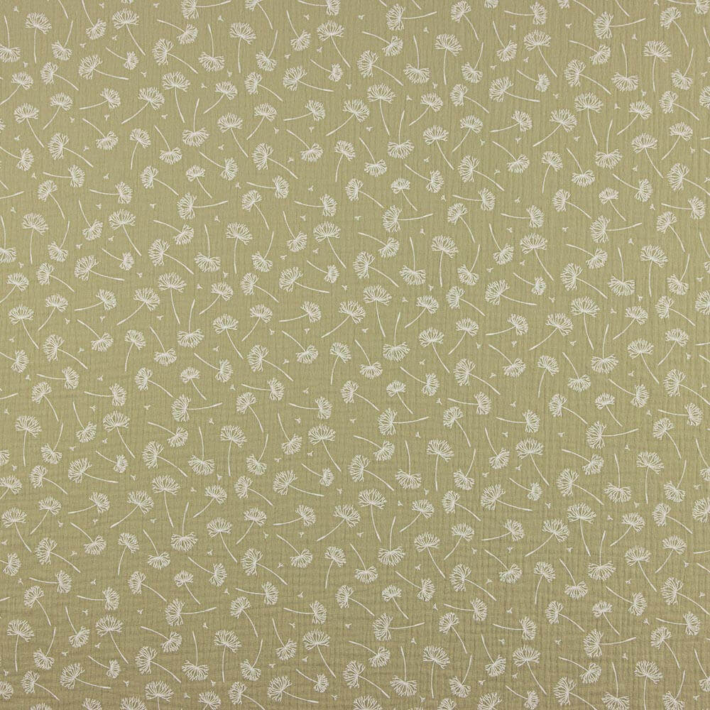 Bambula Algodão Dente De Leão Verde Caça - Ribes y Casals