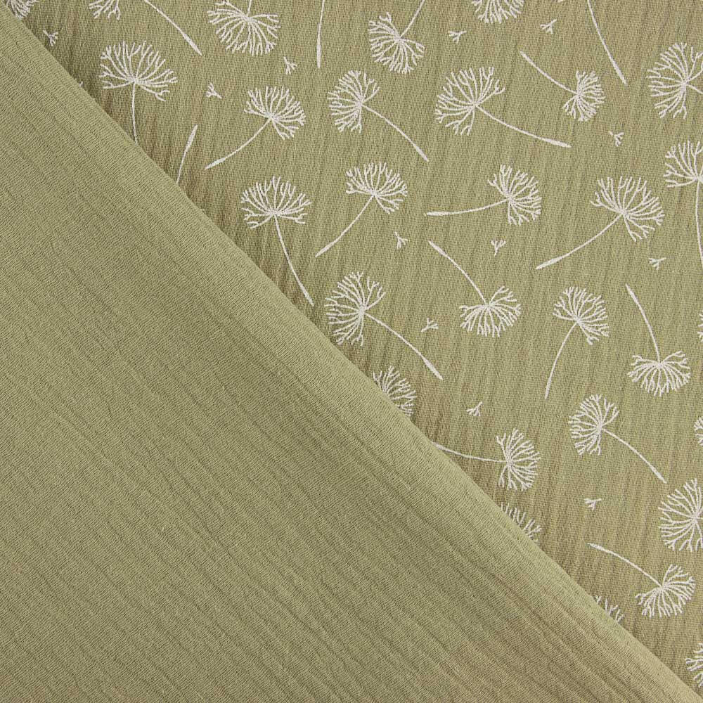 Bambula Algodão Dente De Leão Verde Caça - Ribes y Casals