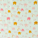 Bambula Algodón Elephant Verde Claro - Ribes y Casals