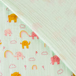 Bambula Algodón Elephant Verde Claro - Ribes y Casals