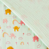 Bambula Algodón Elephant Verde Claro - Ribes y Casals