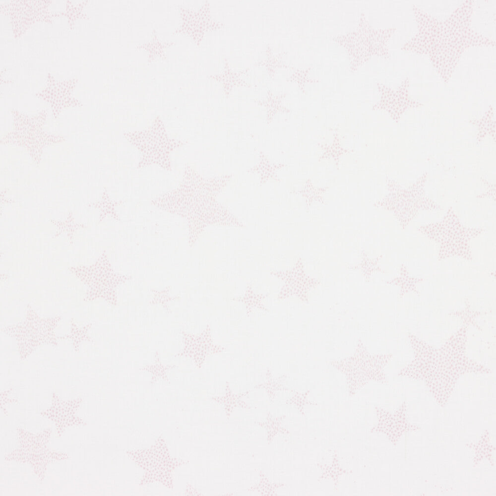 Bambula Rosa De Algodão Estampado Com Várias Estrelas - Ribes y Casals