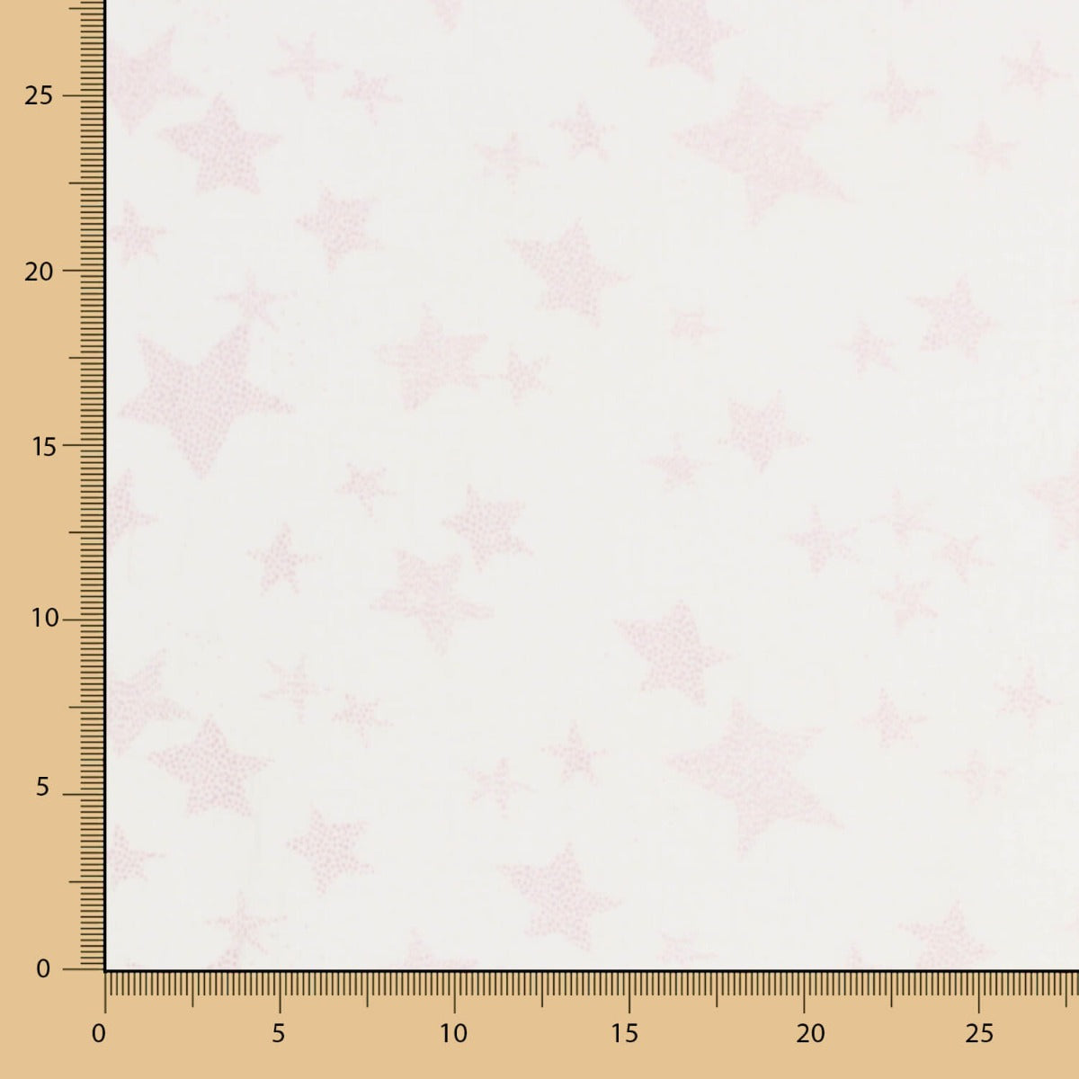 Bambula Rosa De Algodão Estampado Com Várias Estrelas - Ribes y Casals