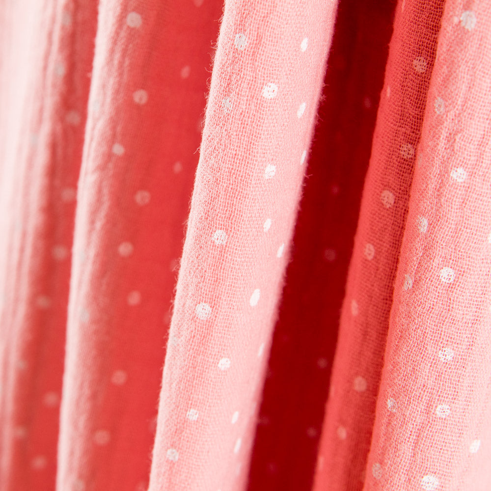 Bambula Algodón Lunar Rosa - Ribes y Casals